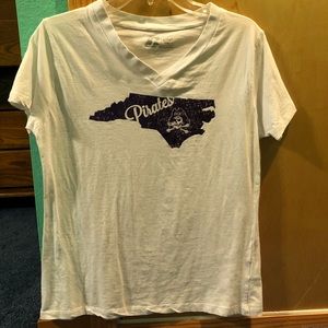 ECU v-neck shirt